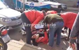 En Belgrano al 600. El accidente ocurrió alrededor de las 12:30 de este lunes.