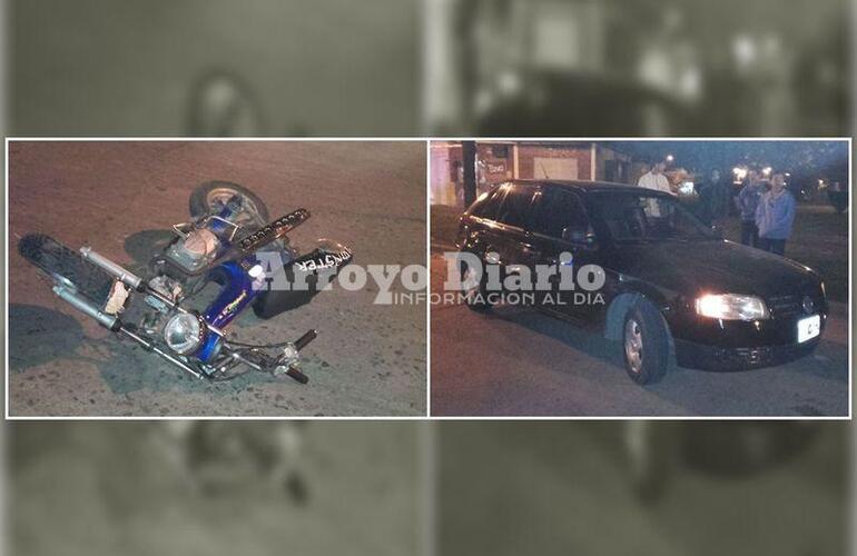 Esta noche. El accidente ocurrió en Intendente Costantini (Ruta 21) y Lisandro de la Torre.