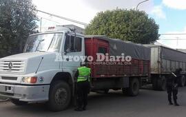 De C&oacute;rdoba. El chofer que conduc&iacute;a el cami&oacute;n pertenece a una empresa de transportes de la provincia de C&oacute;rdoba.
