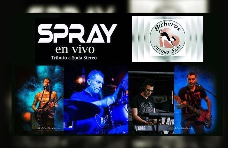 Imagen de Spray en vivo a beneficio de Bicheros