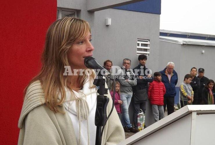 La directora. Sabrina Ballatore, durante la inauguración del CIC. Foto: Archivo AD