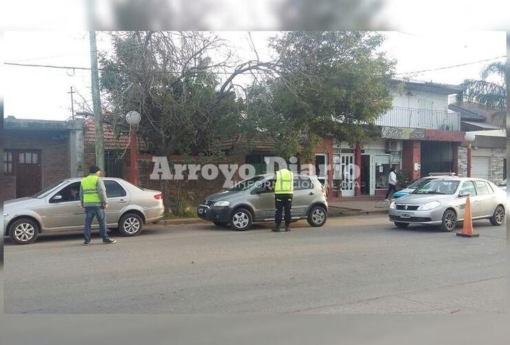 Imagen de Controles de tránsito en calle Juan B. Justo