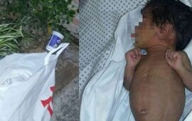 El bebé nació prematuro y pesó dos kilos, según los primeros estudios médicos. Foto: Minuto Uno