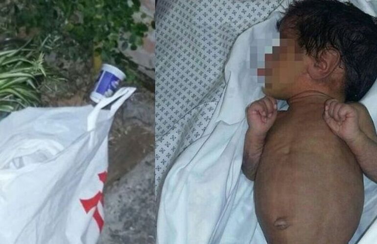 El bebé nació prematuro y pesó dos kilos, según los primeros estudios médicos. Foto: Minuto Uno