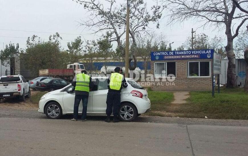 Puesto de Control de camiones. Está ubicado en el acceso a autopista.
