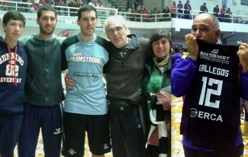 La Familia Gallegos en pleno apoyando a Rodrigo. Foto: FB