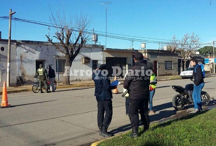 Otra vez. Nuevamente vuelven a montar operativos en junto Tránsito y las fuerzas con asiento en la localidad.