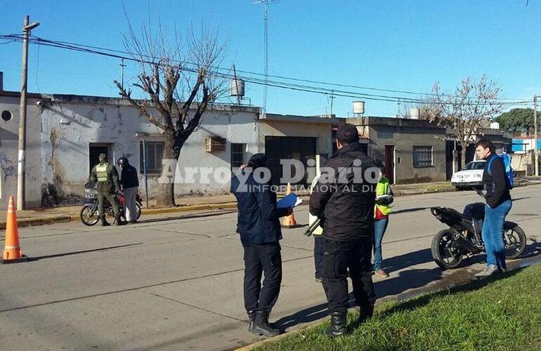 Otra vez. Nuevamente vuelven a montar operativos en junto Tránsito y las fuerzas con asiento en la localidad.