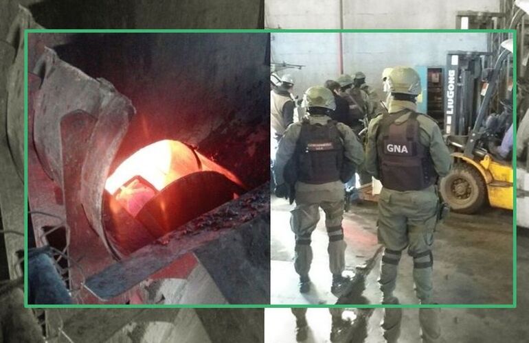 El procedimiento. El operativo fue realizado por fuerzas federales de seguridad.