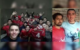 Festejo de Talleres. La Figura fue el equipo, con un plus de Almir&oacute;n y Bordino