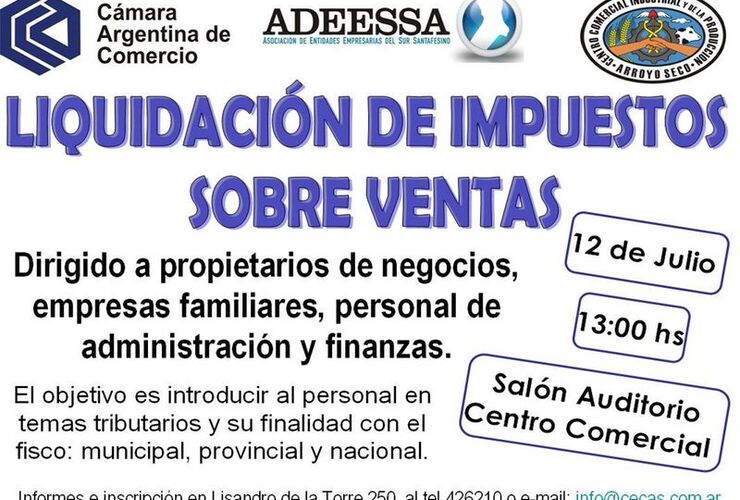 En el Centro. El curso se realiza en el Centro Comercial, Lisandro de la Torre 250.