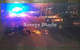 Sobre la ruta. Por los da&ntilde;os en ambos rodados el impacto fue bastante violenta.