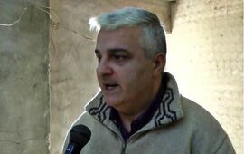 Habl&oacute; el intendente. Esper dialog&oacute; este lunes con la prensa despu&eacute;s de un fin de semana agitado en la ciudad. Foto: FB Canal 2