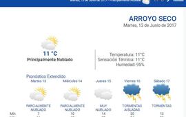 Las 24 horas. Consult&aacute; el pron&oacute;stico en nuestro portal durante las 24 horas del d&iacute;a. Ingres&aacute; a www.arroyodiario.com.ar