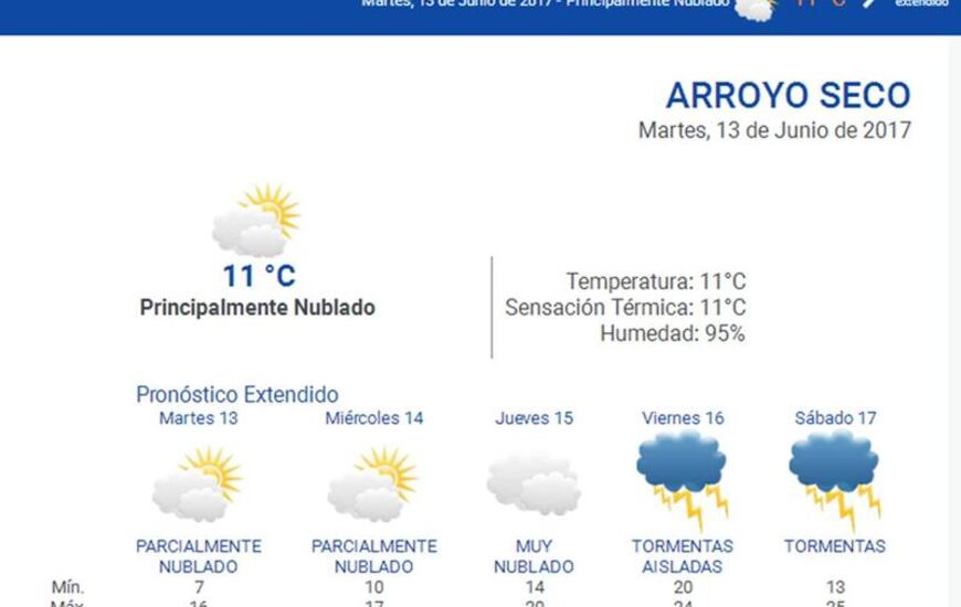 Las 24 horas. Consultá el pronóstico en nuestro portal durante las 24 horas del día. Ingresá a www.arroyodiario.com.ar