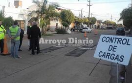 En el lugar. Inspectores, GUM y policía abocados al control esta mañana.