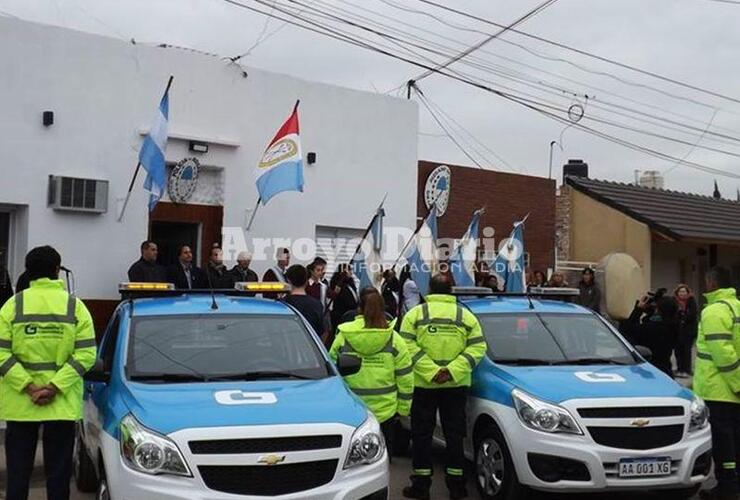 En simultáneo. El año pasado se realizó un acto conjunto para presentar a Tránsito y Convivencia Ciudadana; y la refacción de la subcomisaría 11.