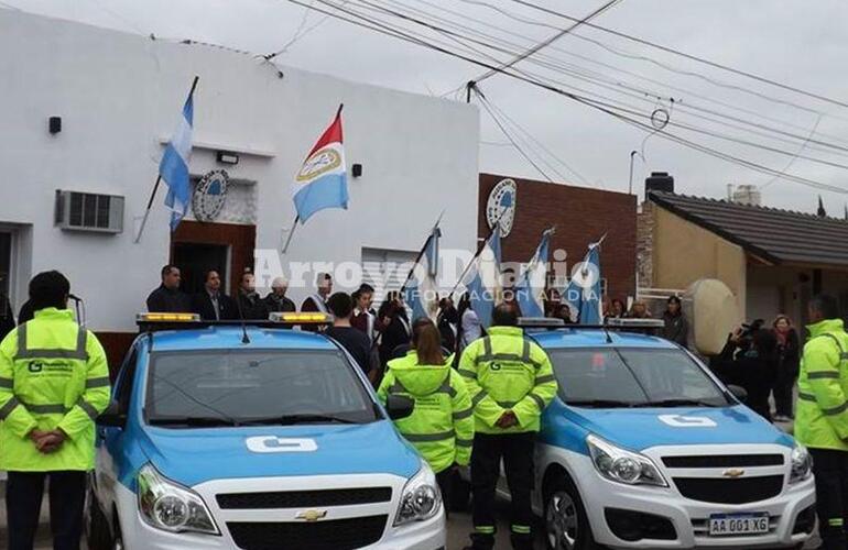 En simultáneo. El año pasado se realizó un acto conjunto para presentar a Tránsito y Convivencia Ciudadana; y la refacción de la subcomisaría 11.