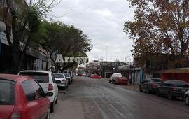 El centro. La zona de San Martín y 9 de Julio esta mañana.