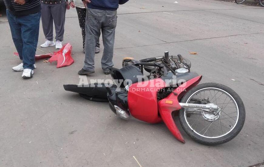 En horas del mediodía. El accidente ocurrió cerca de las 12:30 de este sábado.
