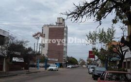 Zona centro. El centro de Arroyo Seco, San Mart&iacute;n y Lisandro de la Torre.