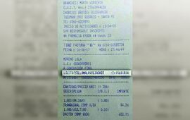 La imagen. El ticket que r&aacute;pidamente se viraliz&oacute; a trav&eacute;s de las redes sociales.