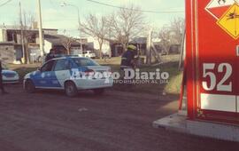 Trabajando. Bomberos, Comando Radioeléctrico y Protección Civil presentes en el lugar del incidente