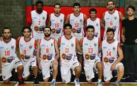 El primer equipo de Basquet de Talleres Play Off  vs Rosario Central. Foto: Sitio Oficial de CAT