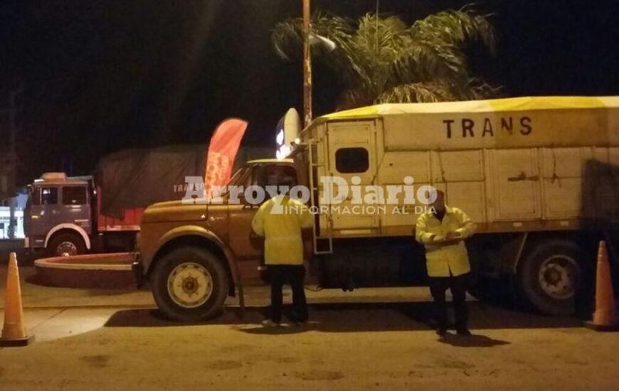 Imagen de Camionero se enojó por una multa y discutió con inspectores