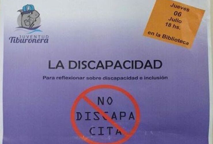 Imagen de Charla y proyección de video La Discapacidad No Discapacita