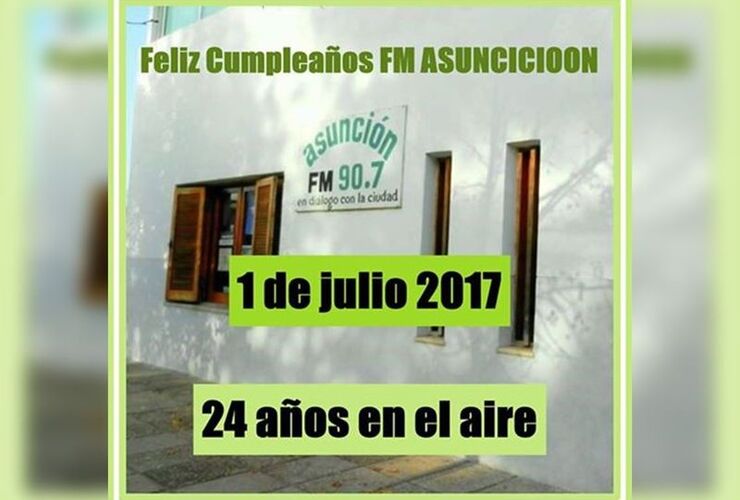 Imagen de FM Asunción celebra su 24° Aniversario