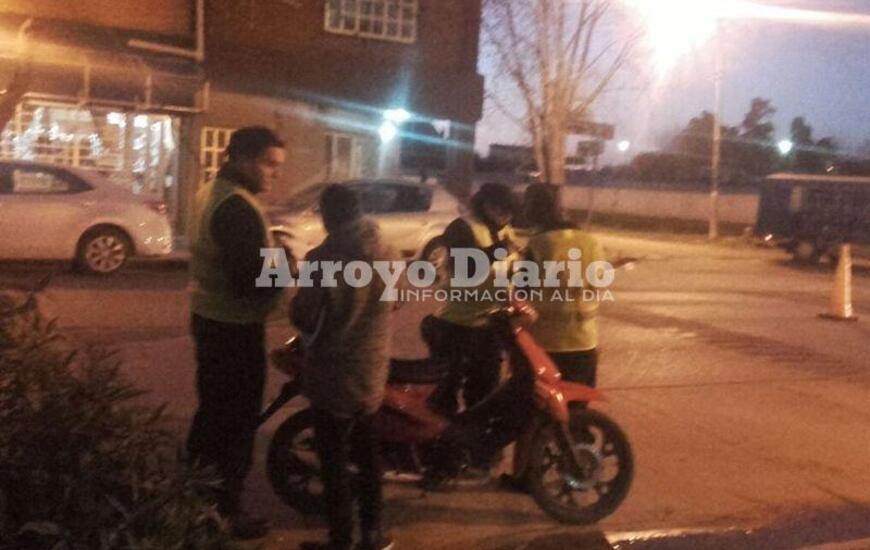 Juan B. Justo y 1&deg; de Mayo; all&iacute; tambi&eacute;n estaban apostados los inspectores.