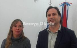Anuncio oficial. La Directora del CIC Sabrina Ballatore y el presidente comunal Esteban Ferri fueron los encargados de dar a conocer el anuncio.