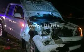 Destruido. As&iacute; qued&oacute; uno de los veh&iacute;culos tras el impacto.