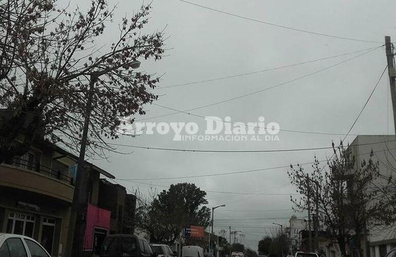 Cielo cubierto. Desde temprano el cielo se presentaba gris y así seguirá todo el día.