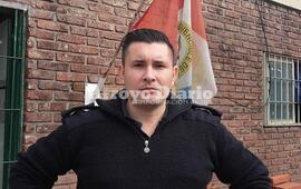 Marcelo Aranda, sub jefe del Comando Radioeléctrico de Arroyo Seco.