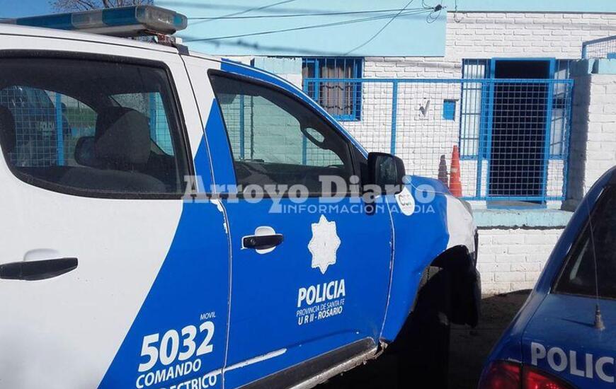 Tras lo sucedido. Personal del Comando Regional estuvo en la casa de la familia víctima del "escruche".