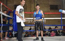 El entrenador Dar&iacute;o Cuello con su pupilo Facundo Garc&iacute;a