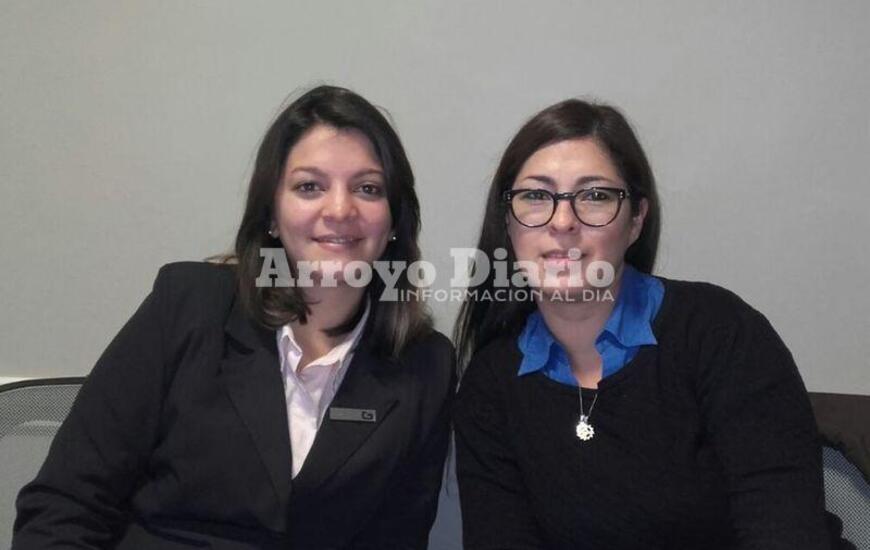 En la foto. Andrea Altamirano y Marcia Steeman del &aacute;rea de Acci&oacute;n Social de la Comuna de General Lagos.