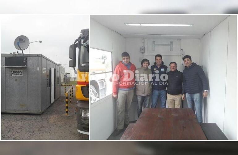 Imagen de Inauguraron sala de descanso y comedor para camioneros