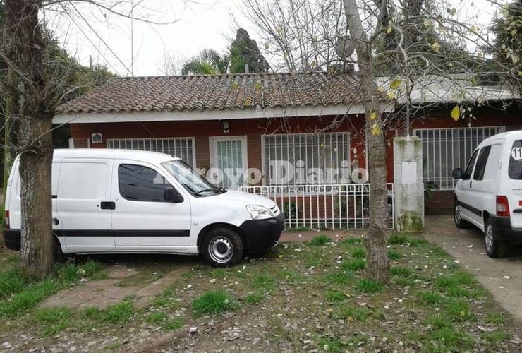 El lugar. Esta es la casa donde los ladrones robaron.