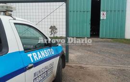 Intendente Costantini y Colón. En este lugar está ubicado el galpón que alquila la municipalidad.