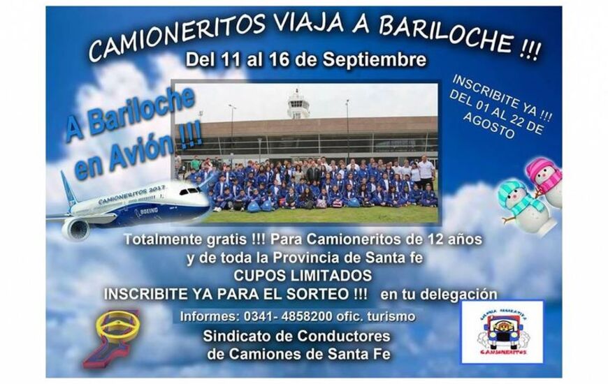 Imagen de Camioneritos viaja a Bariloche!!!