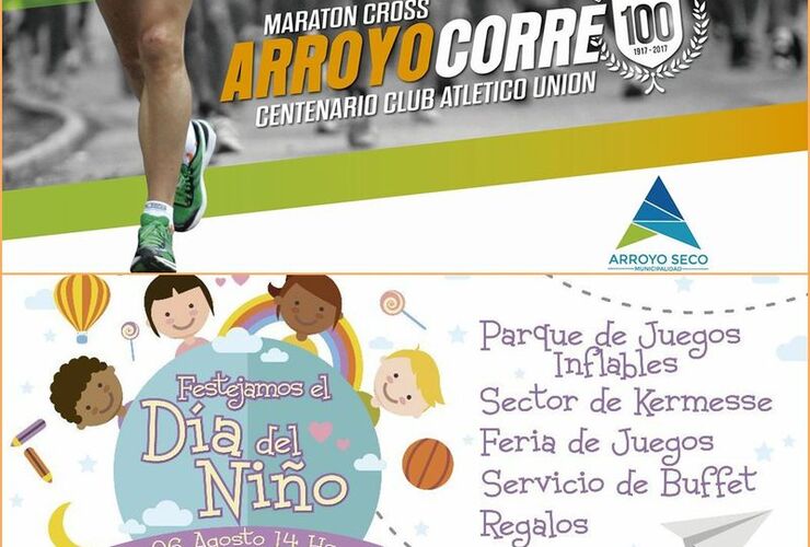 Dos eventos. El domingo se darán cita dos eventos, la maratón y la celebración en agasajo a los más chicos.