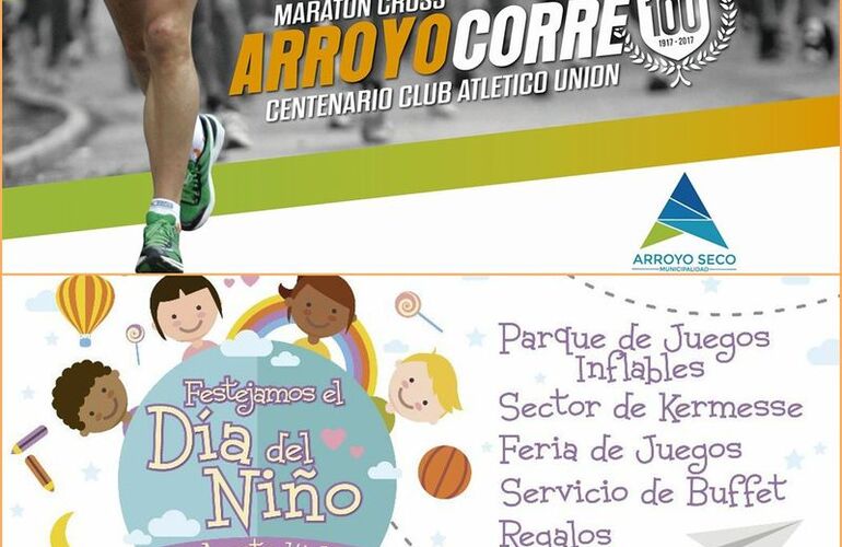 Dos eventos. El domingo se darán cita dos eventos, la maratón y la celebración en agasajo a los más chicos.