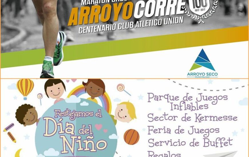 Dos eventos. El domingo se darán cita dos eventos, la maratón y la celebración en agasajo a los más chicos.