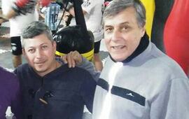 Dante Lizardo junto a Jorge Alberto Cuello.