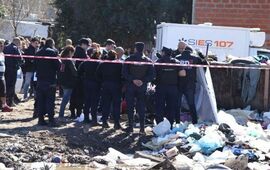 El lugar del hallazgo, en avenida Traves&iacute;a y Oliv&eacute;. Foto: Alan Monz&oacute;n/Rosario3.com