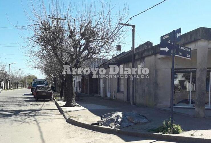 Moreno al 700. Esta es la zona donde vive el abuelo que recibió la extraña llamada en el día de ayer.