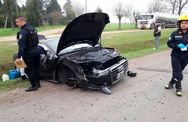 Imagen de El hermano de Messi participó de un accidente en Pueblo Esther